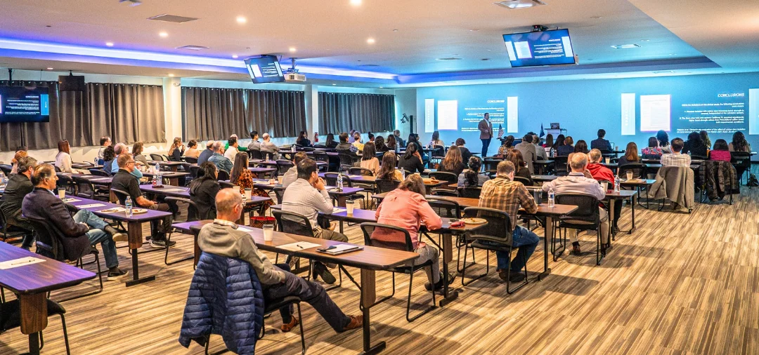 Continuing education program in the second-floor lecture hall