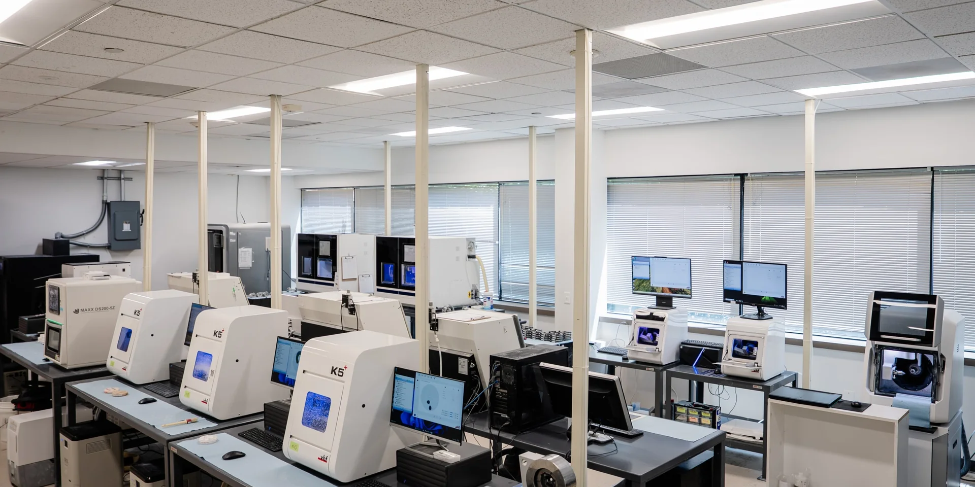 YM digital production floor with K5 milling systems